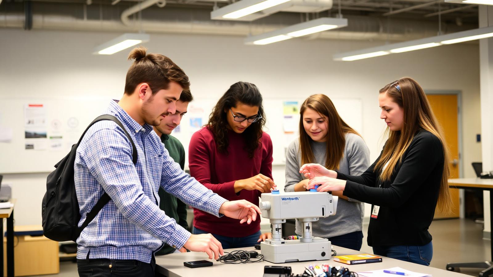 Making friends at Wentworth Institute of Technology